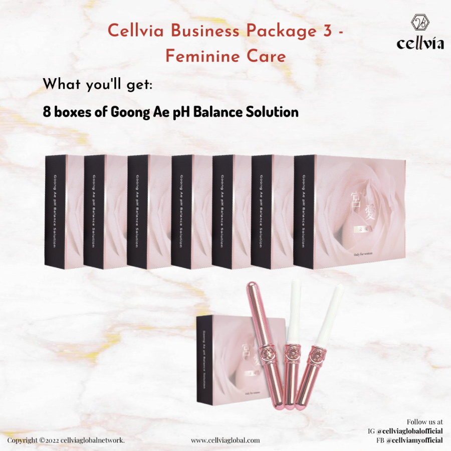 Cellvia Business Package 3 - Feminine Care